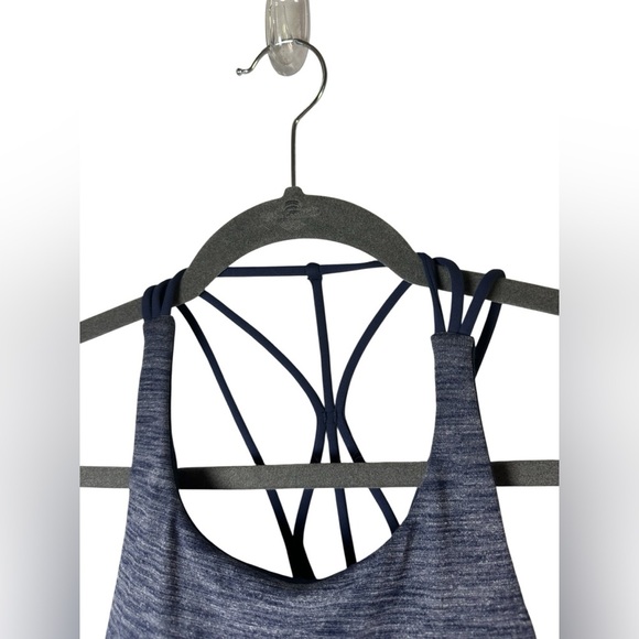 Lululemon Raise The Barre Tank Heathered Deep Navy Size 8 - Picture 3 of 8